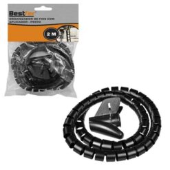 PROTETOR CABO ESPIRAL 20MM 2M PRETO BFH1760 - BESTFER