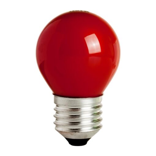 LAMPADA BOLINHA VERMELHA 15W 127V E27 - KIAN