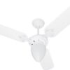 VENTILADOR TETO NEW DELTA LIGHT 3170 BRANCO GLOBO PERA 127V VENTIDELTA