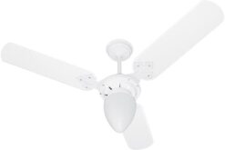 VENTILADOR TETO NEW DELTA LIGHT 3170 BRANCO GLOBO PERA 127V VENTIDELTA