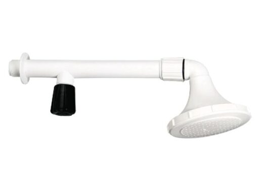CHUVEIRO PISCINA PVC BRANCO C/ REGISTRO 4"