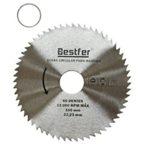 DISCO MADEIRA 110MM 60D BFH0975 - BESTFER
