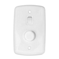 CHAVE VENTILADOR TETO CL ROTATIVO EXTERNO COM OFF 179 BRANCO