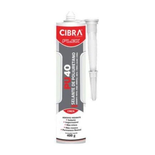 ADESIVO CINZA PU40 400GR - CIBRA