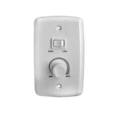 CHAVE VENTILADOR TETO CL ROTATIVO COM OFF 23 CINZA