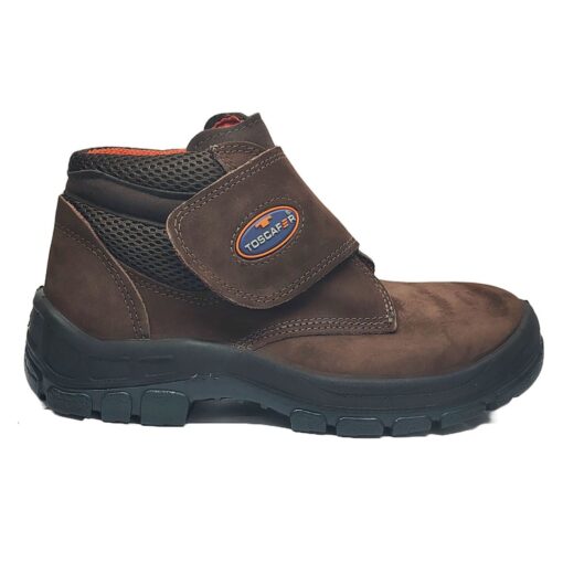 BOTINA VELCRO MARROM N°37 325-02 - TOSCAFER