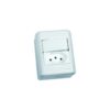 INTERRUPTOR 1 SECAO TOMADA 2P+T 10A SISTEMA X 504707 - PERLEX