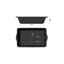 CAIXA PARA MASSA 20L PRETA - TERRAPLAST