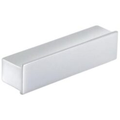 PUXADOR RAVENA 1124 ALUMINIO 128MM