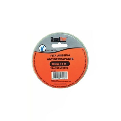 FITA ANTIDERRAPANTE TRANSPARENTE 50MMX5M BFH1609 - BESTFER