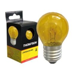 LAMPADA BOLINHA AMARELA 15W 127V E27 THOMPSON