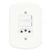 INTERRUPTOR 2 SECOES TOMADA 2P+T 10A 1363 - FAME