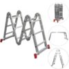 ESCADA MULTIFUNCIONAL ALUMINIO 4X3 - BOTAFOGO
