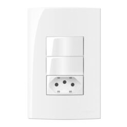 INTERRUPTOR 2 SECOES TOMADA 2P+T 10A 20542501 - MARGIRIUS