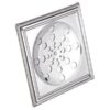 GRELHA RALO INOX 15X15 C/ CAIXILHO QUADRADA - MOLDENOX