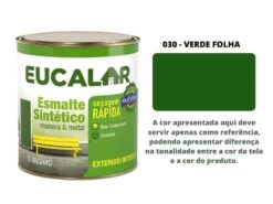 TINTA ESMALTE SINTETICO VERDE FOLHA 900ML EUCALAR