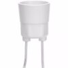 BOCAL PLASTICO E27 RABICHO BRANCO 113BC - PERLEX