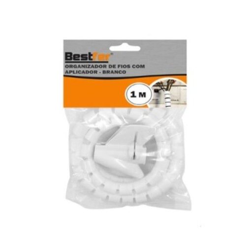 PROTETOR CABO ESPIRAL 20MM 1M BRANCO BFH1755 - BESTFER