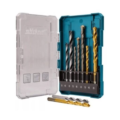 JOGO BROCA ACO/ALVENARIA/CONCRETO 9 PCS D-71962 - MAKITA