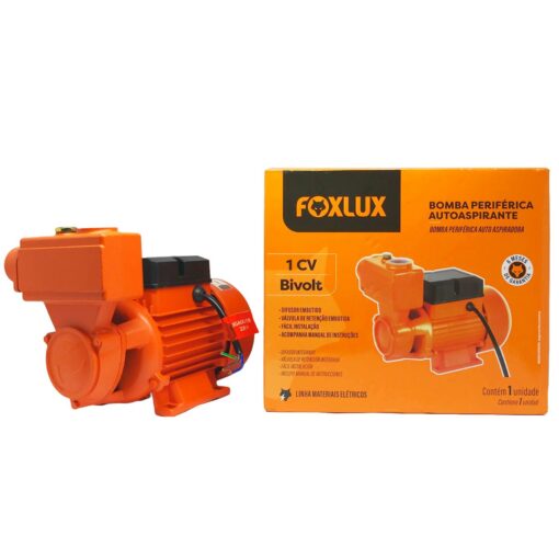 BOMBA AUTO ASPIRANTE 1CV 127/220 - FOXLUX