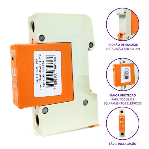 PROTETOR DE SURTO 25KA DPS 275V PW