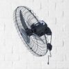 VENTILADOR PAREDE PRETO 60CM 147W 127V NEW - VENTISOL