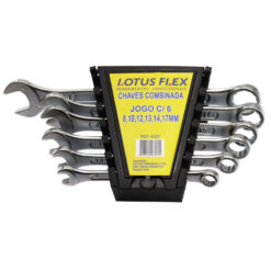 JOGO CHAVE COMBINADA 6 PCS 8-17MM 4227 - LOTUS